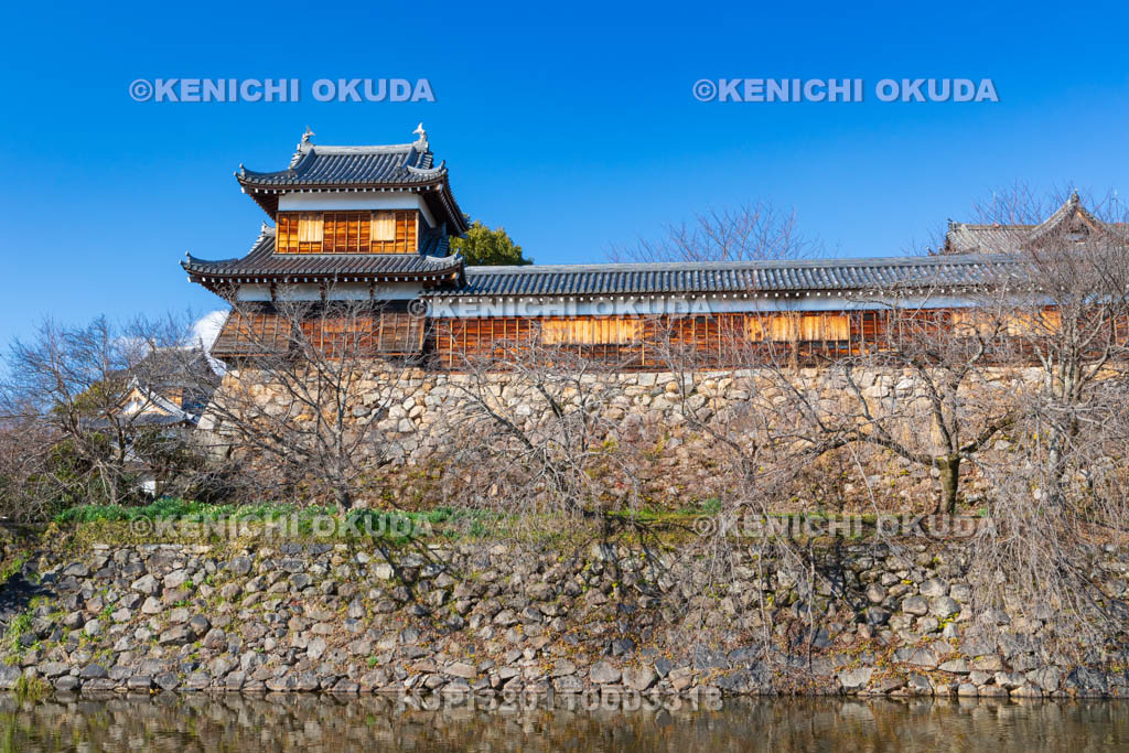 奈良県　大和郡山城　東隅櫓と十九間多聞櫓