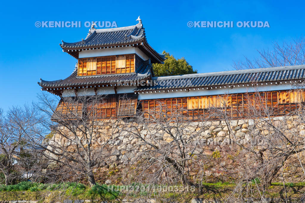 奈良県　大和郡山城　東隅櫓と十九間多聞櫓
