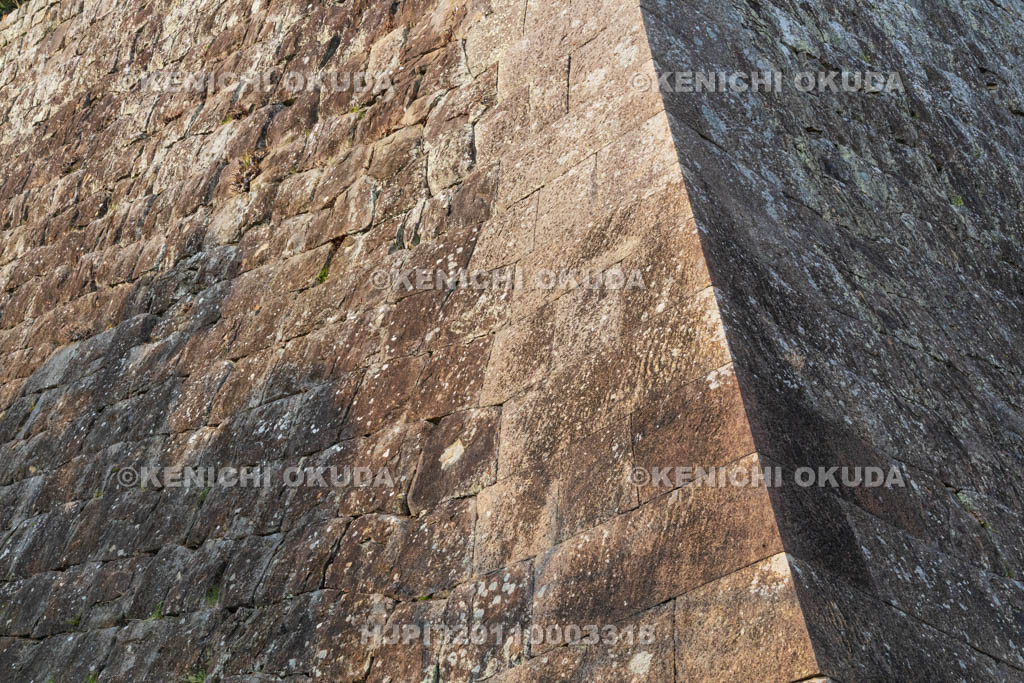 和歌山県　和歌山城　松の丸櫓台石垣