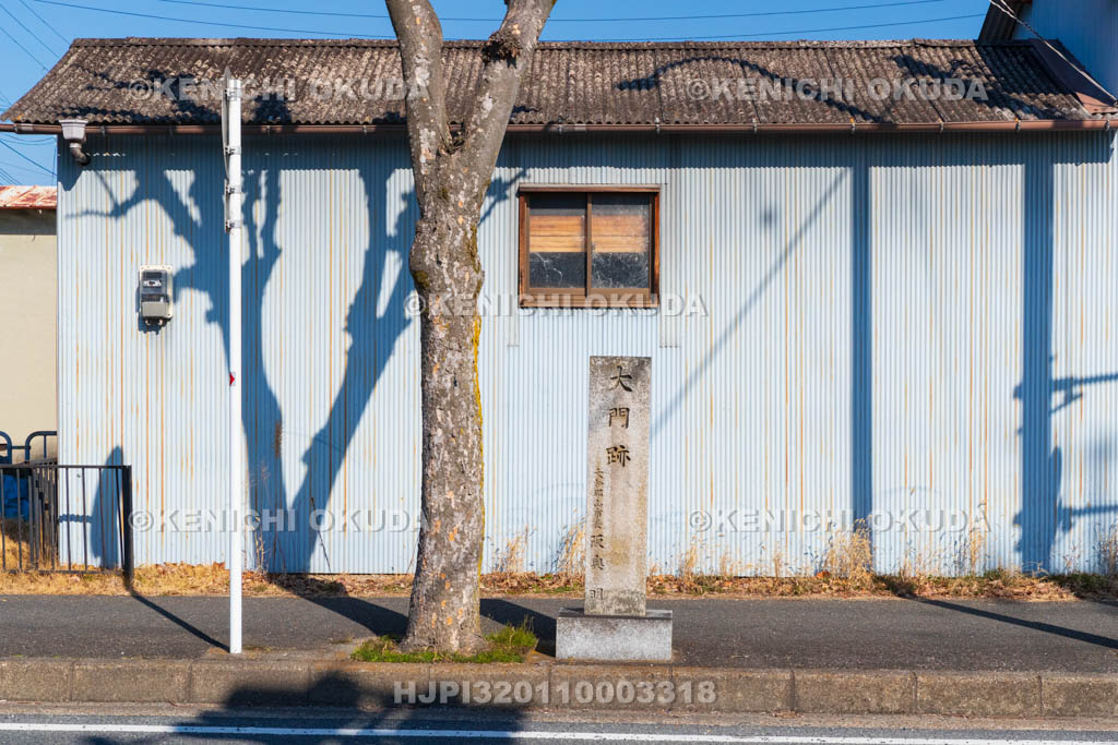 奈良県　大和郡山城　鍛冶町（かじまち）大門跡