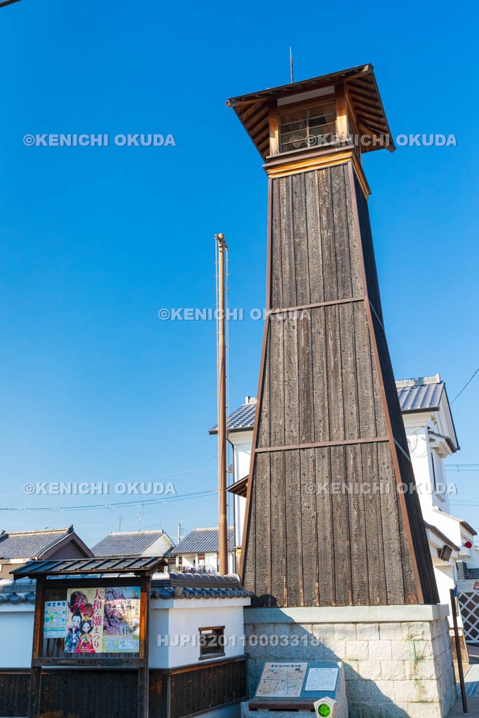 奈良県　大和郡山城下町　火の見櫓