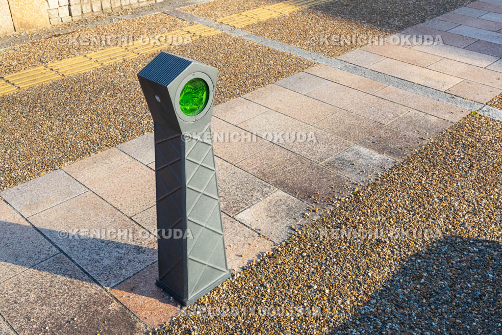 奈良県　大和郡山城下町　藺町（いのまち）通り　金魚のポール