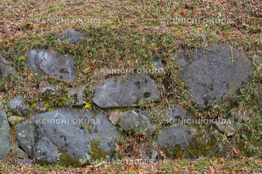 奈良県　宇陀松山城　天守郭の石垣
