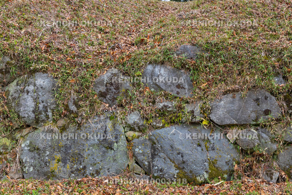 奈良県　宇陀松山城　天守郭の石垣