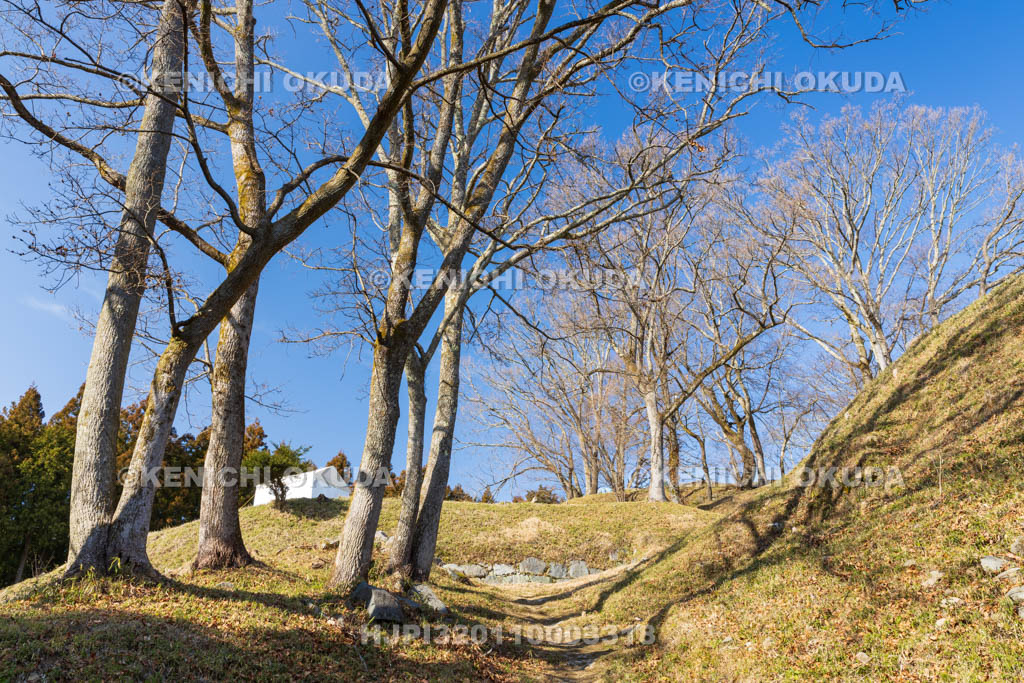 奈良県　宇陀松山城　桝形虎口跡