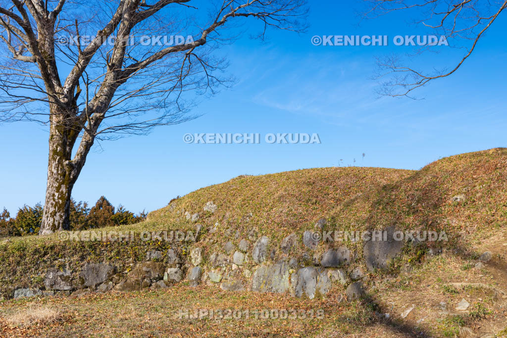 奈良県　宇陀松山城　天守郭の石垣
