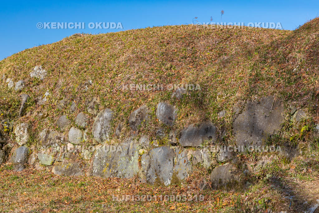 奈良県　宇陀松山城　天守郭の石垣