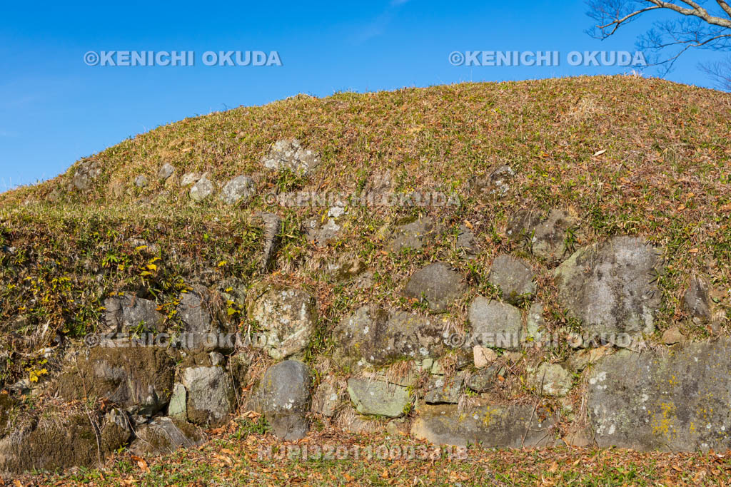 奈良県　宇陀松山城　天守郭の石垣