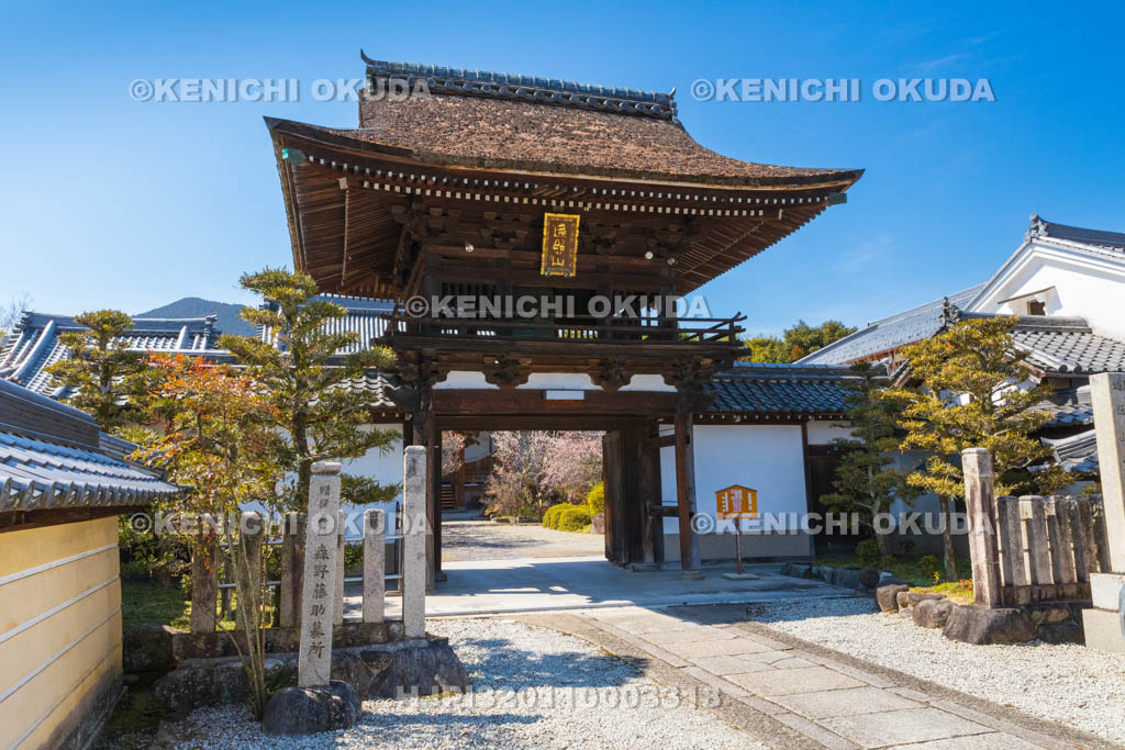 奈良県　宇陀松山城下町　光明寺　山門
