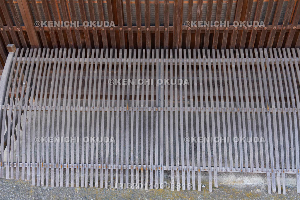 奈良県　宇陀松山城下町　竹矢来（たけやらい）