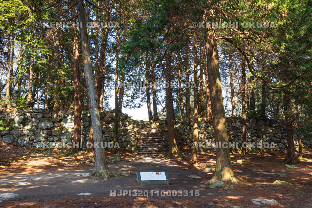 滋賀県　安土城址　本丸跡