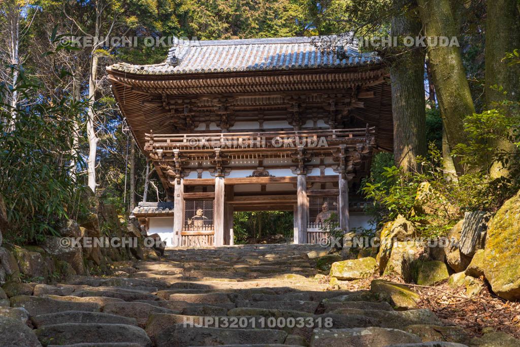 滋賀県　安土城址　摠見寺　二王門（楼門）