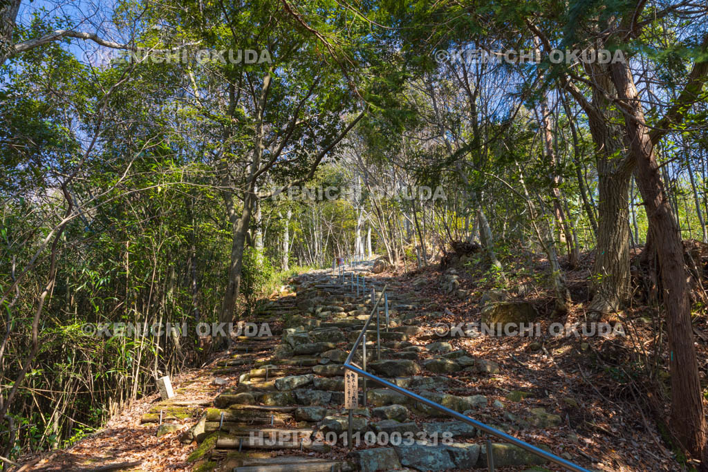 滋賀県　観音寺城跡　観音正寺　赤坂道
