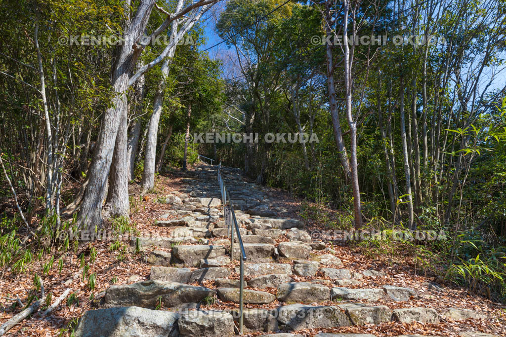 滋賀県　観音寺城跡　観音正寺　赤坂道