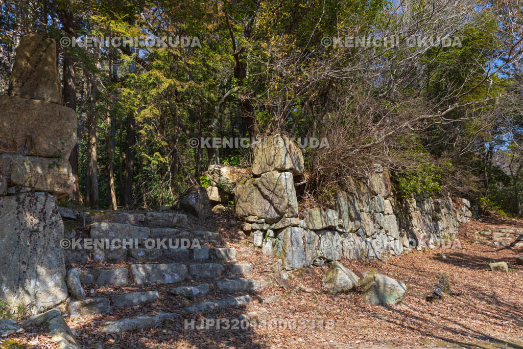 滋賀県　観音寺城跡　平井丸虎口