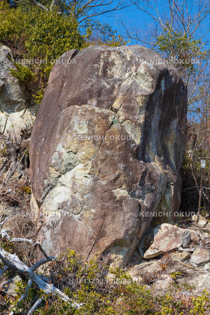 滋賀県　観音寺城跡　女郎岩