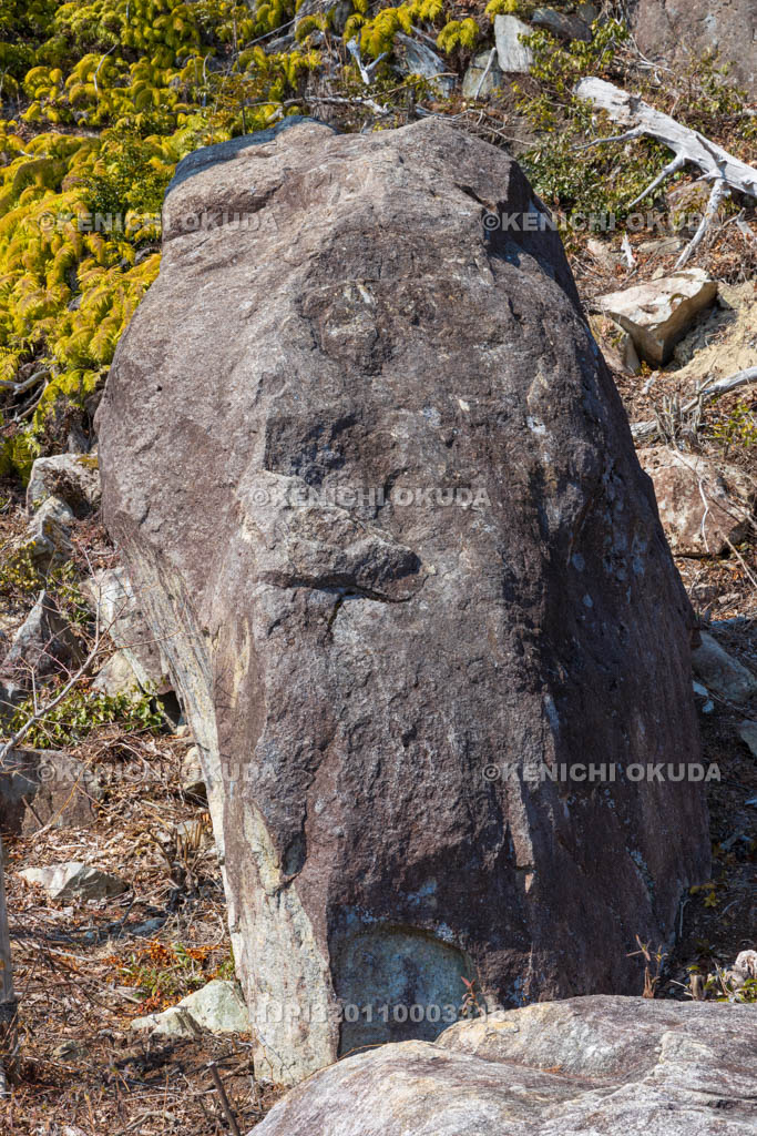 滋賀県　観音寺城跡　女郎岩