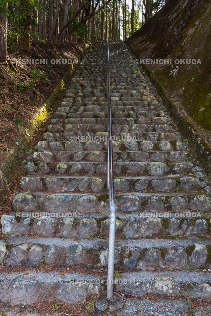 大阪府　千早城跡　表参道登城口