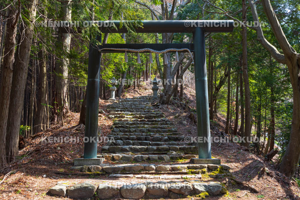 大阪府　千早城跡　表参道登城口