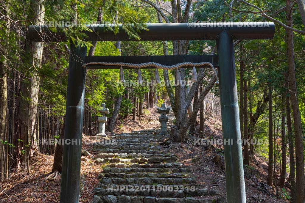 大阪府　千早城跡　表参道登城口