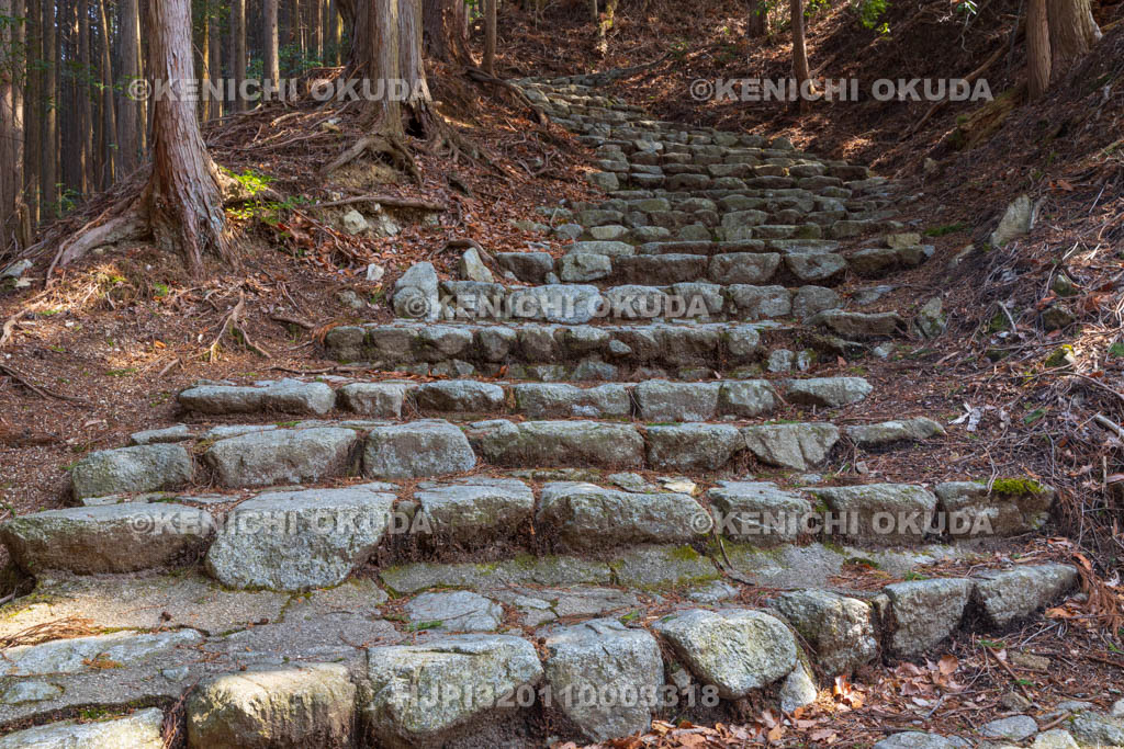 大阪府　千早城跡　表参道登城口