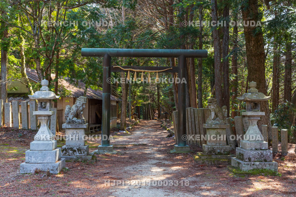 大阪府　千早城跡　四の丸跡広場の鳥居