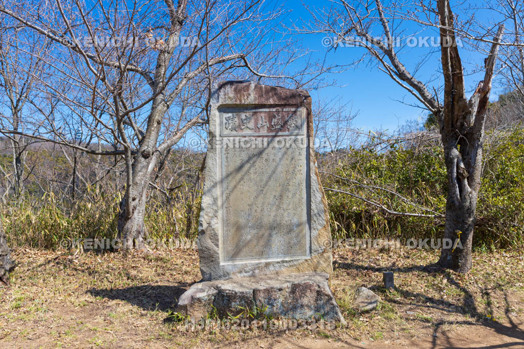 大阪府　飯盛山城跡　飯盛山史蹟碑