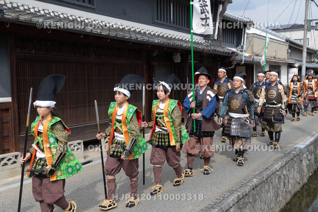 奈良県　大和郡山お城まつり　時代行列