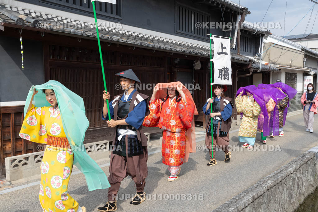奈良県　大和郡山お城まつり　時代行列