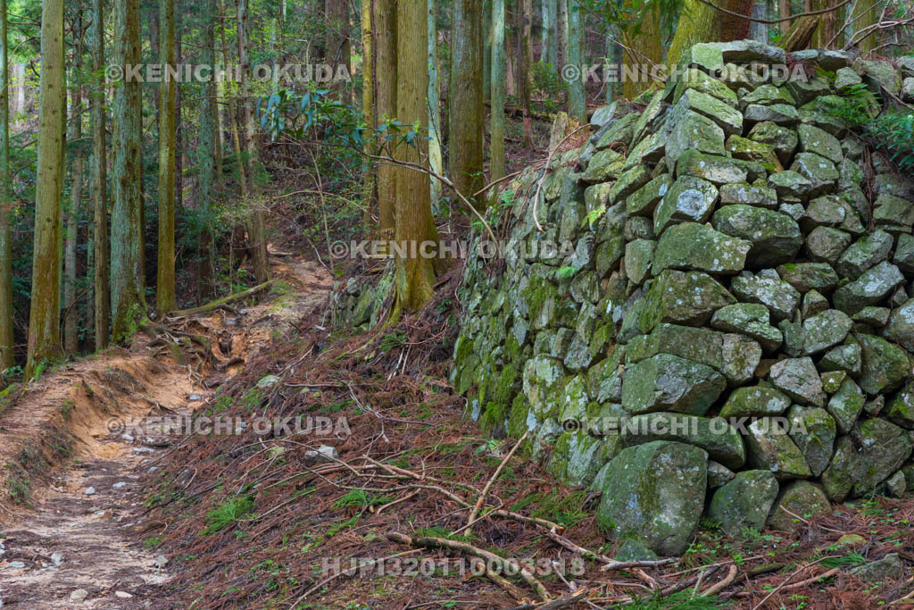 奈良県　高取城跡　壺坂口登城口