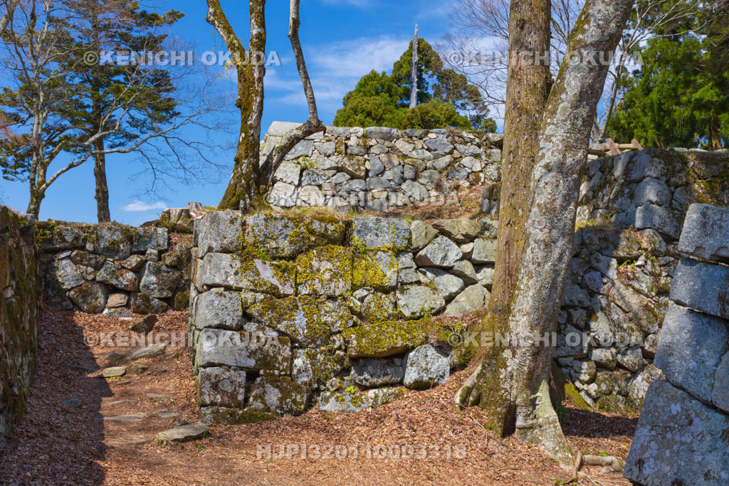 奈良県　高取城跡　本丸虎口