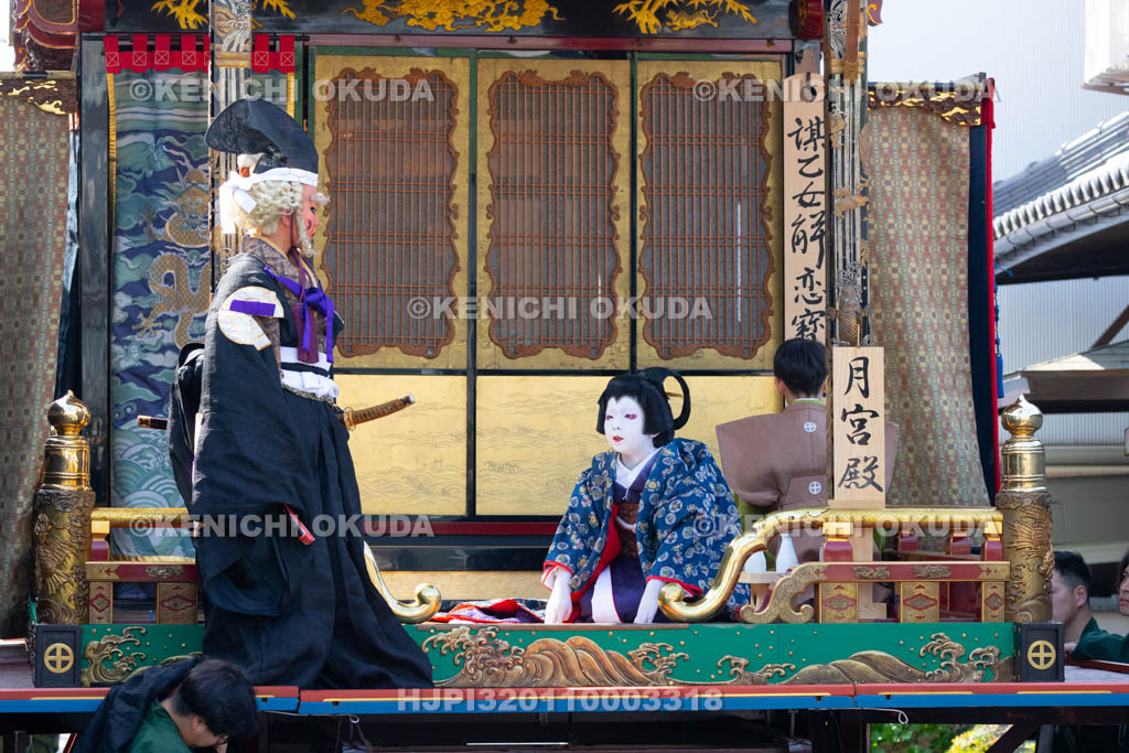 滋賀県　長浜曳山祭　自町狂言　月宮殿（げっきゅうでん）