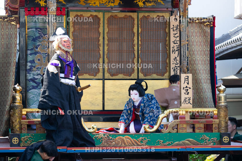 滋賀県　長浜曳山祭　自町狂言　月宮殿（げっきゅうでん）
