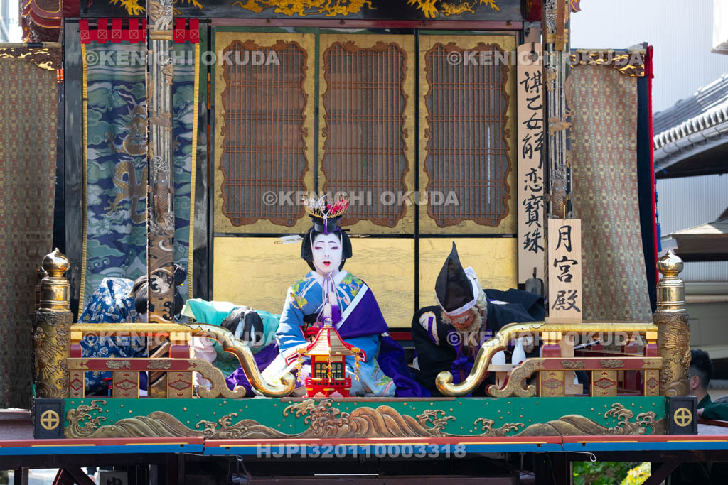 滋賀県　長浜曳山祭　自町狂言　月宮殿（げっきゅうでん）
