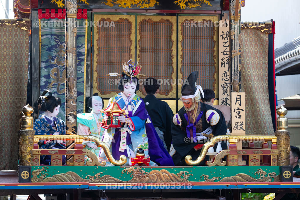 滋賀県　長浜曳山祭　自町狂言　月宮殿（げっきゅうでん）