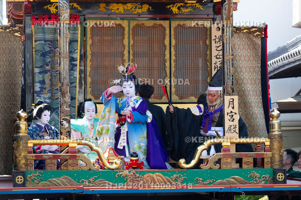 滋賀県　長浜曳山祭　自町狂言　月宮殿（げっきゅうでん）
