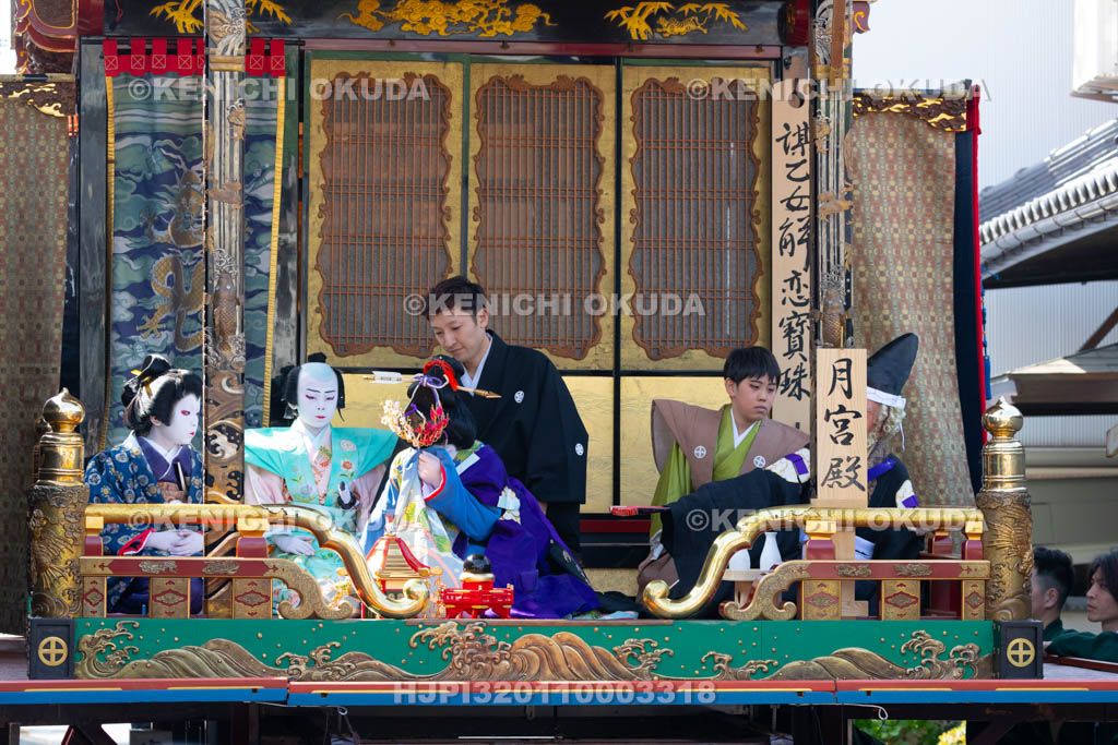 滋賀県　長浜曳山祭　自町狂言　月宮殿（げっきゅうでん）