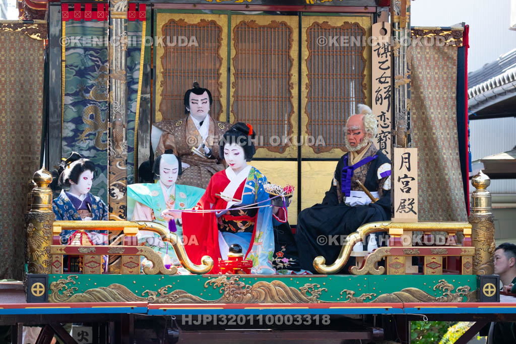 滋賀県　長浜曳山祭　自町狂言　月宮殿（げっきゅうでん）