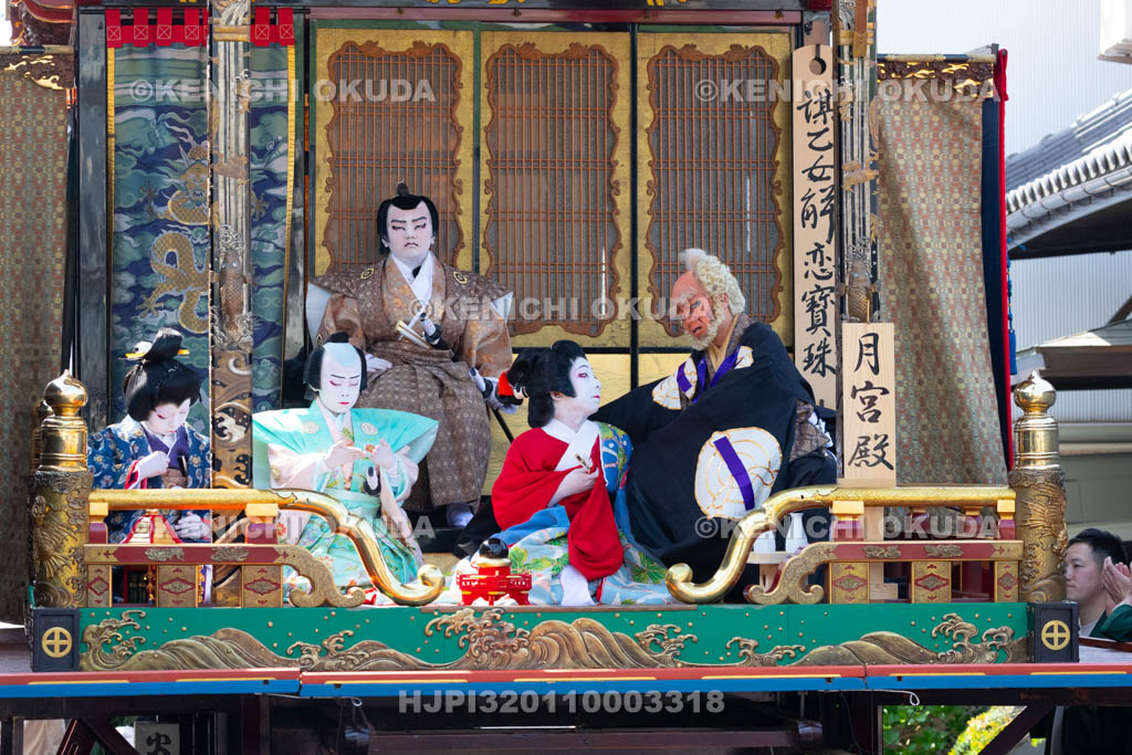 滋賀県　長浜曳山祭　自町狂言　月宮殿（げっきゅうでん）