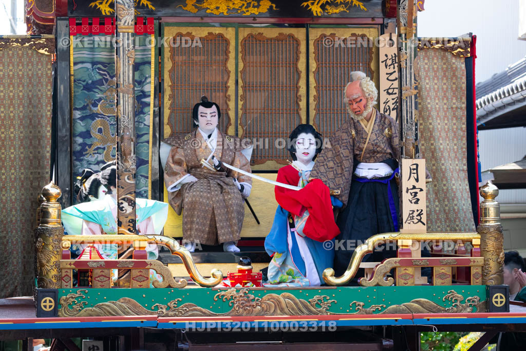 滋賀県　長浜曳山祭　自町狂言　月宮殿（げっきゅうでん）