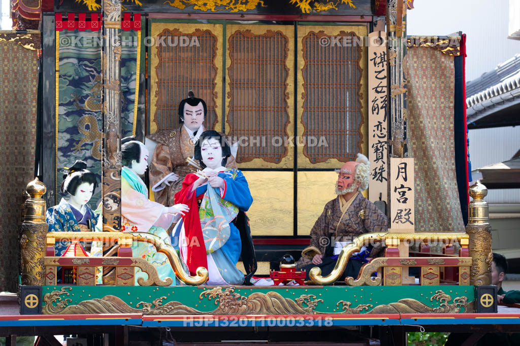 滋賀県　長浜曳山祭　自町狂言　月宮殿（げっきゅうでん）