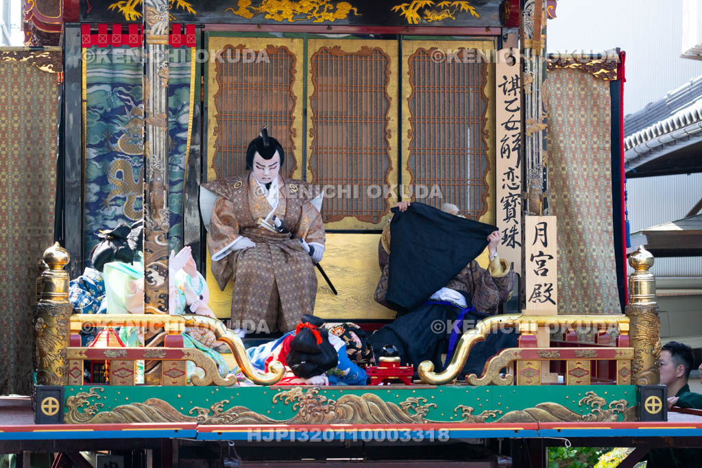 滋賀県　長浜曳山祭　自町狂言　月宮殿（げっきゅうでん）