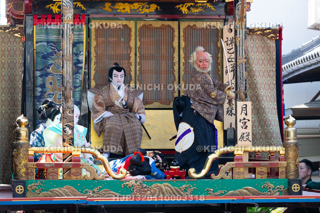 滋賀県　長浜曳山祭　自町狂言　月宮殿（げっきゅうでん）