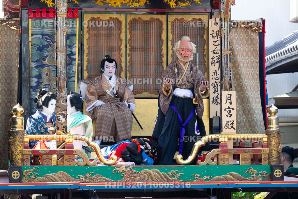 滋賀県　長浜曳山祭　自町狂言　月宮殿（げっきゅうでん）