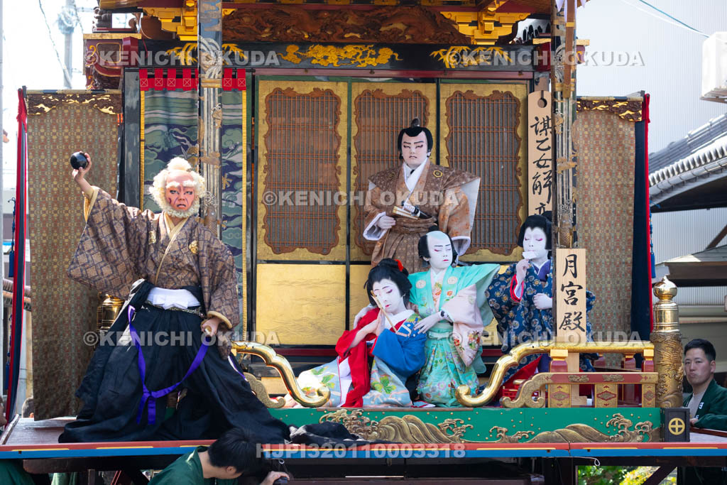 滋賀県　長浜曳山祭　自町狂言　月宮殿（げっきゅうでん）