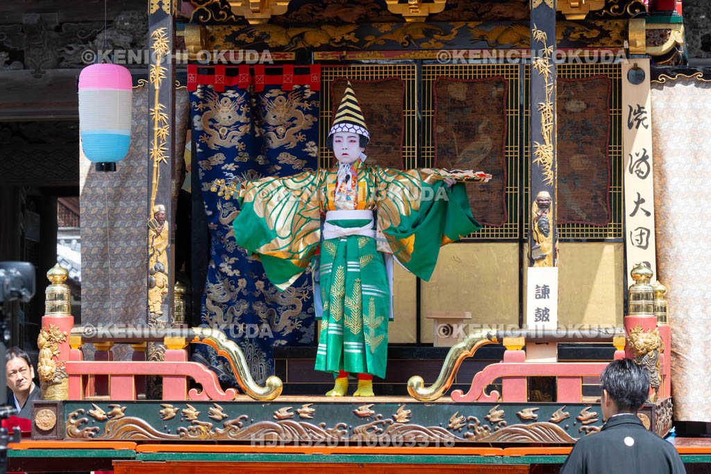 滋賀県　長浜曳山祭　自町狂言　三番叟