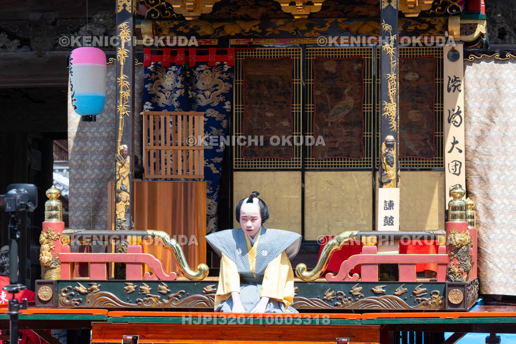 滋賀県　長浜曳山祭　自町狂言　諫皷山（かんこざん）