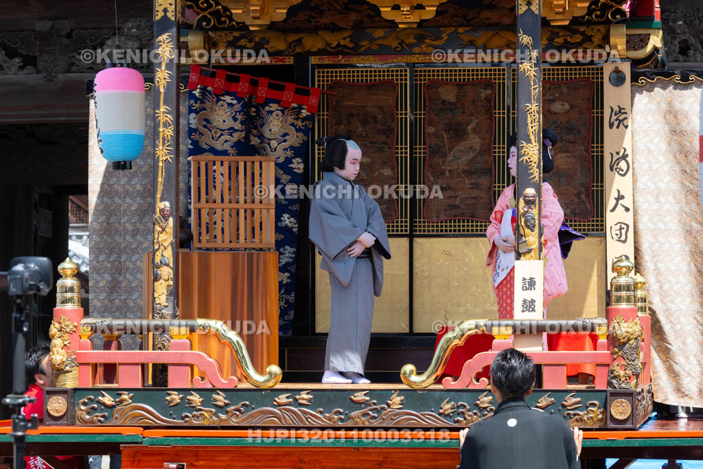 滋賀県　長浜曳山祭　自町狂言　諫皷山（かんこざん）
