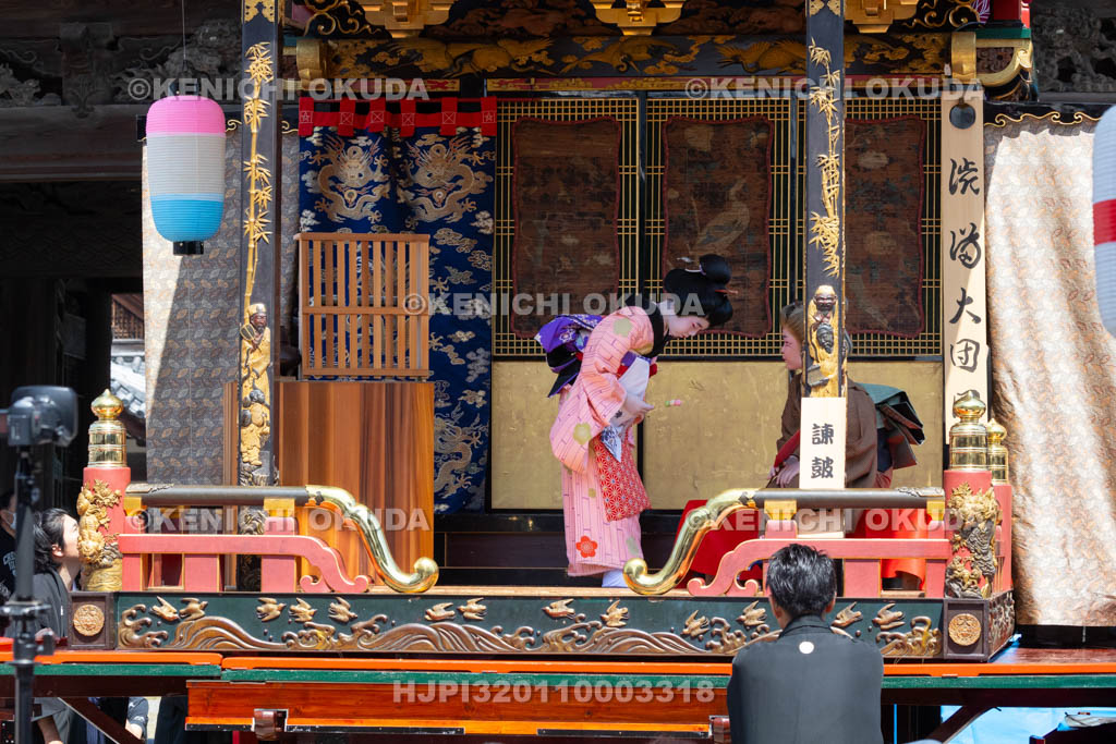 滋賀県　長浜曳山祭　自町狂言　諫皷山（かんこざん）