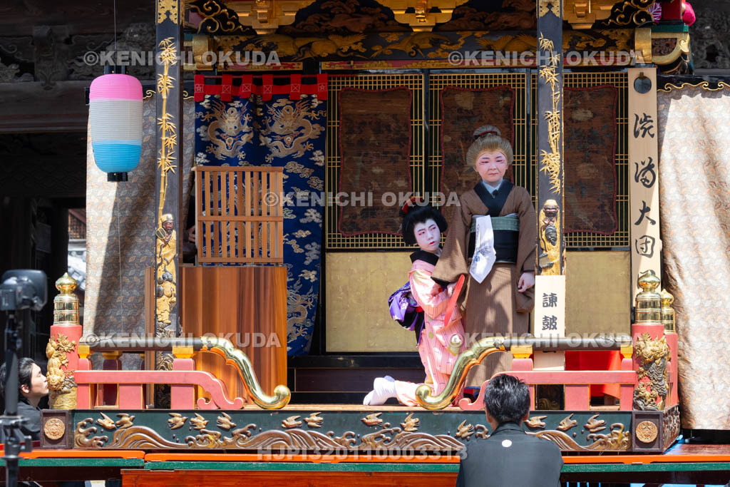 滋賀県　長浜曳山祭　自町狂言　諫皷山（かんこざん）